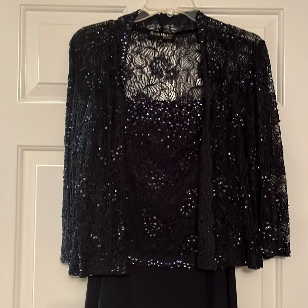 EUC Karen  Miller 2 piece gown size 10
